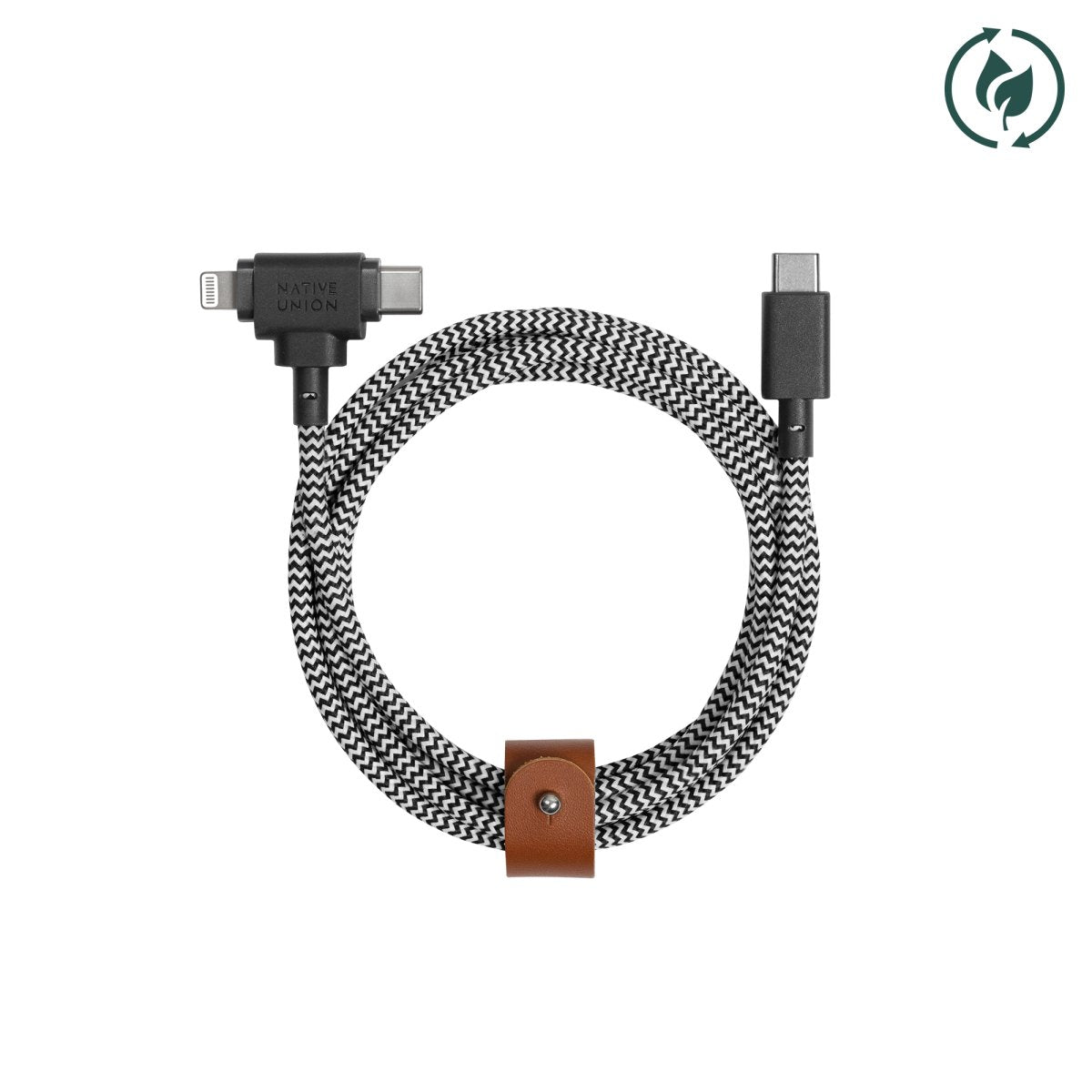 BELT CABLE DUO - USB-C to Lightning &amp; USB-C - MYGOFLIGHT