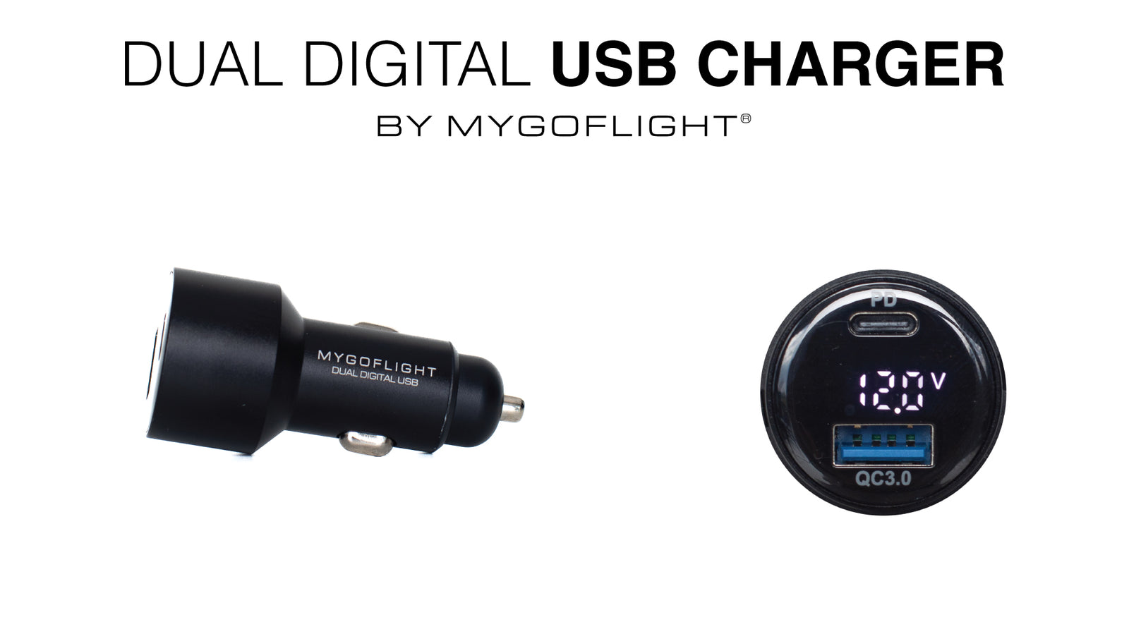 Dual Digital USB Charger - MYGOFLIGHT