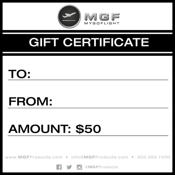 Gift Certificate - MYGOFLIGHT